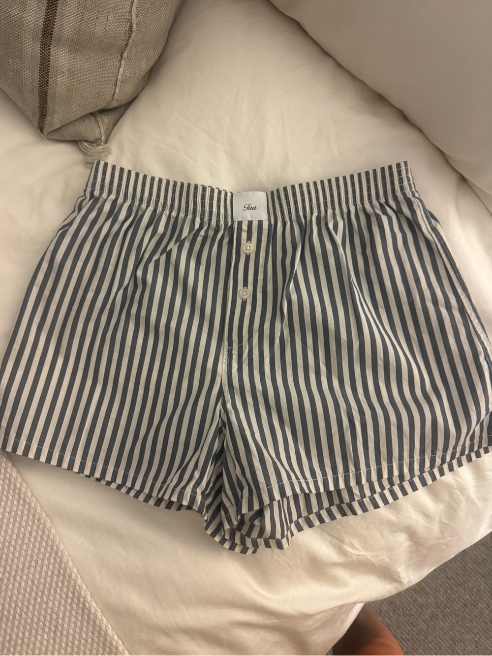 Aritzia Dally Poplin boxer short